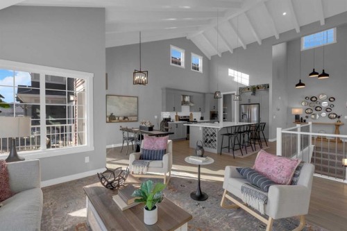 2639 Bayside Boulevard Sw, Airdrie, AB - Indoor Photo Showing Living Room