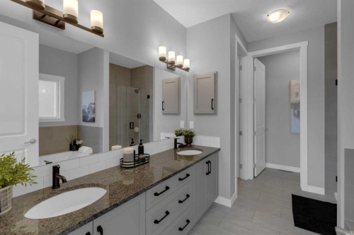 2639 Bayside Boulevard Sw, Airdrie, AB - Indoor Photo Showing Bathroom
