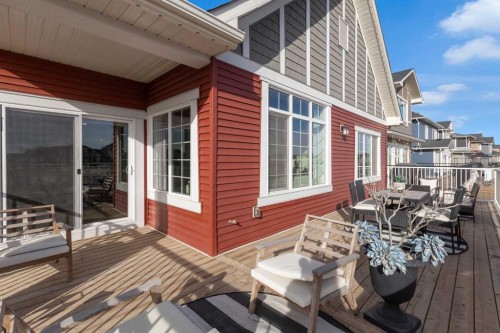 2639 Bayside Boulevard Sw, Airdrie, AB - Outdoor With Deck Patio Veranda