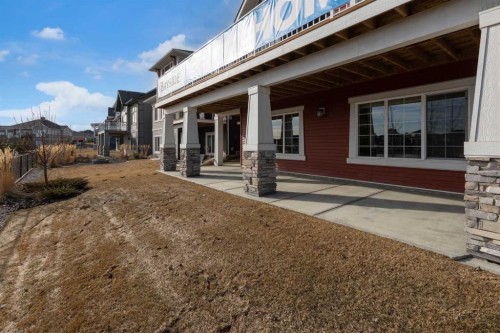 2639 Bayside Boulevard Sw, Airdrie, AB - Outdoor With Deck Patio Veranda