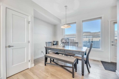 196 Wolf Hollow Park Se, Calgary, AB - Indoor Photo Showing Dining Room
