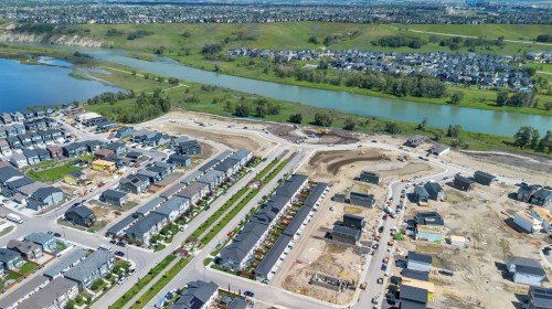 196 Wolf Hollow Park Se, Calgary, AB - Outdoor With Body Of Water With View