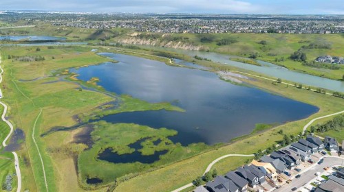 196 Wolf Hollow Park Se, Calgary, AB - Outdoor With Body Of Water With View