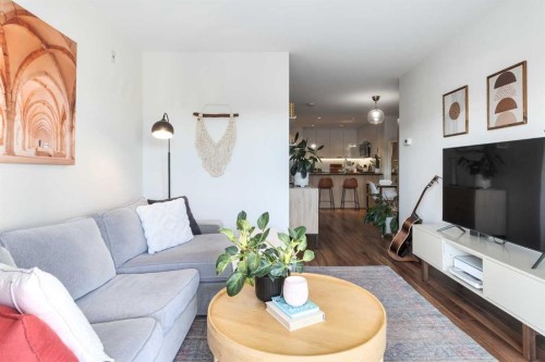 206-510 Edmonton Trail Ne, Calgary, AB - Indoor Photo Showing Living Room