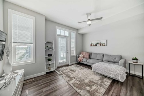 63 Legacy Path Se, Calgary, AB - Indoor Photo Showing Living Room