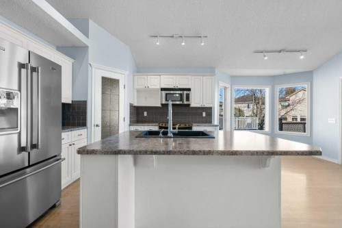 58 Chaparral Close Se, Calgary, AB - Indoor Photo Showing Kitchen With Upgraded Kitchen