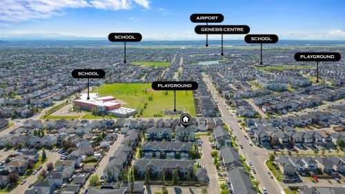 4107-333 Taralake Way Ne, Calgary, AB - Outdoor With View