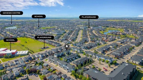 4107-333 Taralake Way Ne, Calgary, AB - Outdoor With View