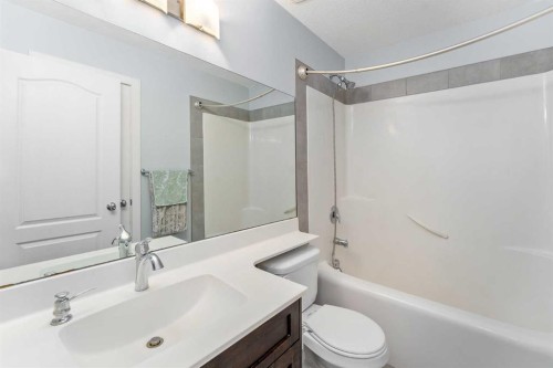 254 Silverado Plains Circle Sw, Calgary, AB - Indoor Photo Showing Bathroom
