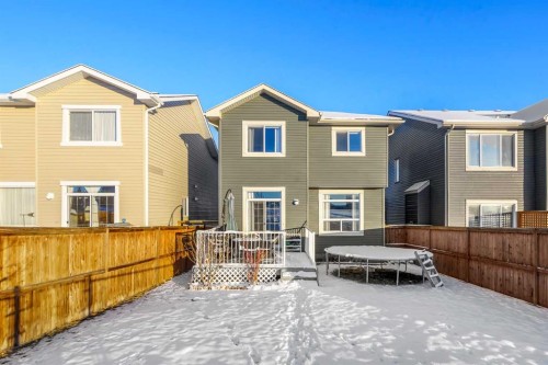 254 Silverado Plains Circle Sw, Calgary, AB - Outdoor With Deck Patio Veranda