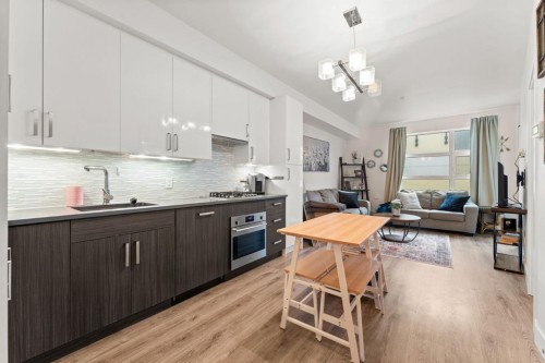 302-515 4 Avenue Ne, Calgary, AB - Indoor Photo Showing Kitchen With Upgraded Kitchen