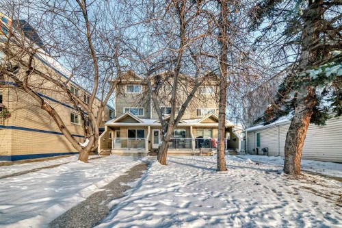 1-642 Mcdougall Road Ne, Calgary, AB - Outdoor With Deck Patio Veranda With Facade