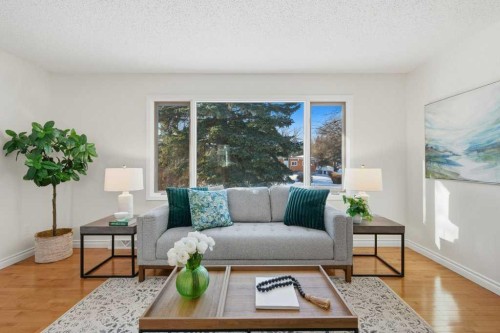 3703 Valdes Place Nw, Calgary, AB - Indoor Photo Showing Living Room