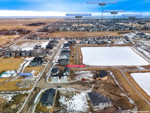 11 Lakewood Point, Strathmore, AB - Outdoor With View