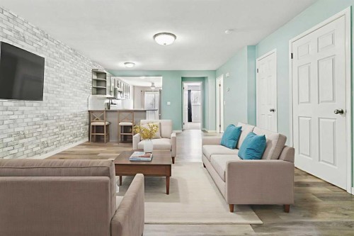 1005 Eagleview Place Nw, High River, AB - Indoor Photo Showing Living Room