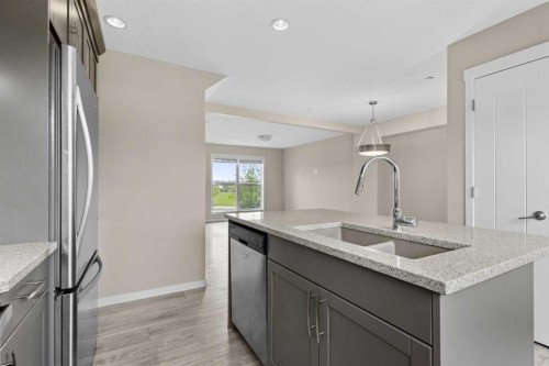 44 Howse Drive Ne, Calgary, AB - Indoor Photo Showing Kitchen With Double Sink With Upgraded Kitchen