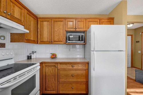 132 Bow Ridge Drive, Cochrane, AB - Indoor Photo Showing Kitchen