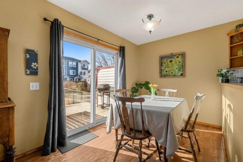 132 Bow Ridge Drive, Cochrane, AB - Indoor Photo Showing Dining Room