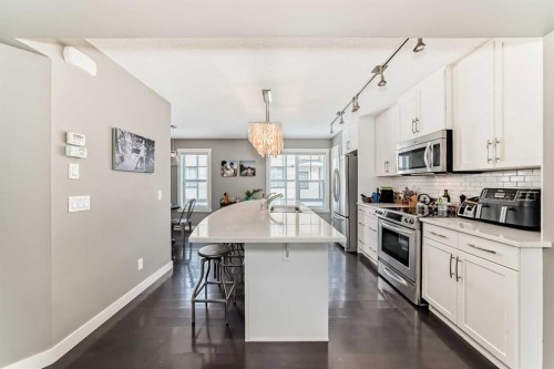 105 Mckenzie Towne Square Se, Calgary, AB - Indoor Photo Showing Kitchen With Upgraded Kitchen