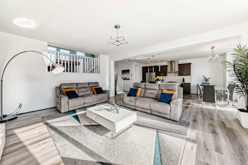 73 Carrington Circle Nw, Calgary, AB - Indoor Photo Showing Living Room