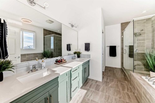 73 Carrington Circle Nw, Calgary, AB - Indoor Photo Showing Bathroom