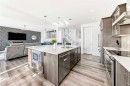 73 Carrington Circle Nw, Calgary, AB  - Indoor Photo Showing Kitchen With Double Sink With Upgraded Kitchen 