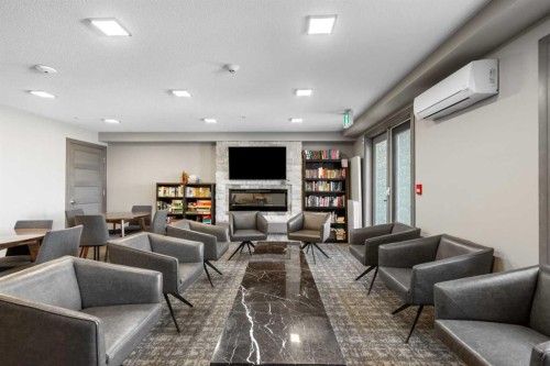 2310-10 Market Boulevard Se, Airdrie, AB - Indoor With Fireplace