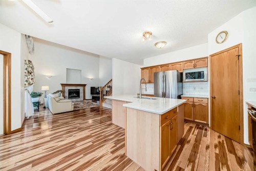 120 Cove Road, Chestermere, AB - Indoor Photo Showing Kitchen With Stainless Steel Kitchen
