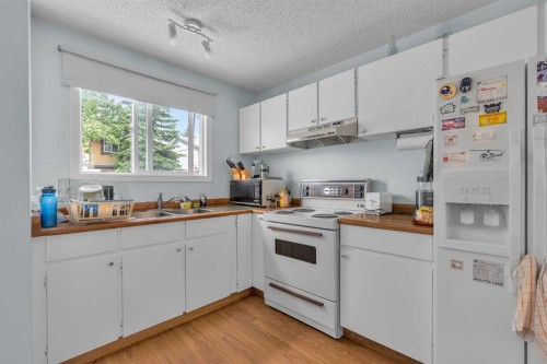 218 Pinemeadow Road Ne, Calgary, AB - Indoor Photo Showing Kitchen With Double Sink
