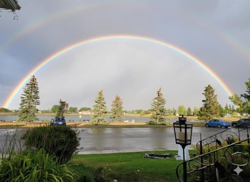 607 9 Street Se, High River, AB - Outdoor With Body Of Water With View