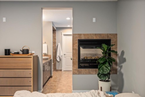 2915 17 Street Sw, Calgary, AB - Indoor With Fireplace