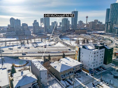 648 Mcdougall Road Ne, Calgary, AB - Outdoor With View
