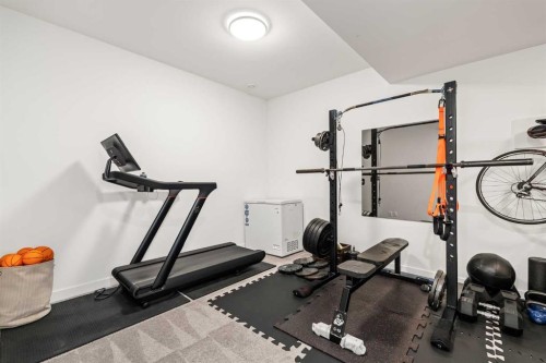 1940 Bowness Road Nw, Calgary, AB - Indoor Photo Showing Gym Room