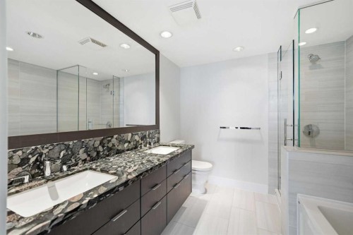 1604-510 6 Avenue Se, Calgary, AB - Indoor Photo Showing Bathroom