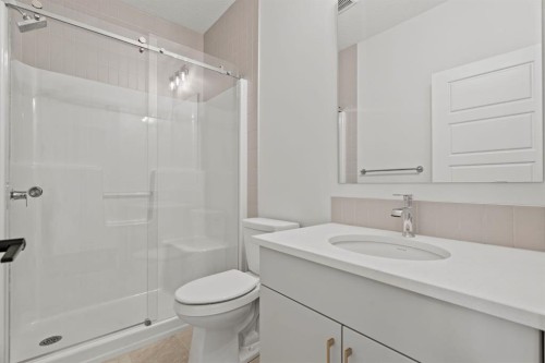 2220 Lancaster Heights Se, Airdrie, AB - Indoor Photo Showing Bathroom