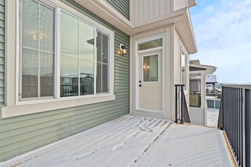 2220 Lancaster Heights Se, Airdrie, AB - Outdoor With Deck Patio Veranda With Exterior