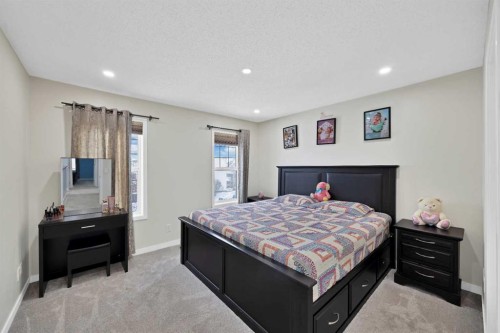 67 Copperstone Circle Se, Calgary, AB - Indoor Photo Showing Bedroom