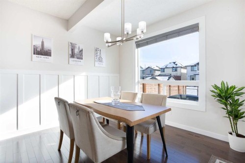 26 Skyview Ranch Street Ne, Calgary, AB - Indoor Photo Showing Dining Room
