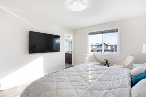 26 Skyview Ranch Street Ne, Calgary, AB - Indoor Photo Showing Bedroom