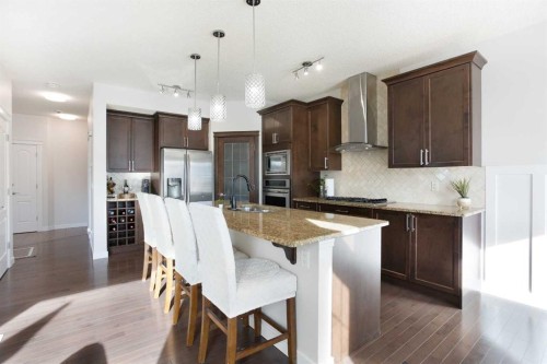 26 Skyview Ranch Street Ne, Calgary, AB - Indoor Photo Showing Kitchen With Upgraded Kitchen