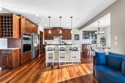 190 Sage Bank Grove Nw, Calgary, AB - Indoor Photo Showing Kitchen With Stainless Steel Kitchen With Upgraded Kitchen