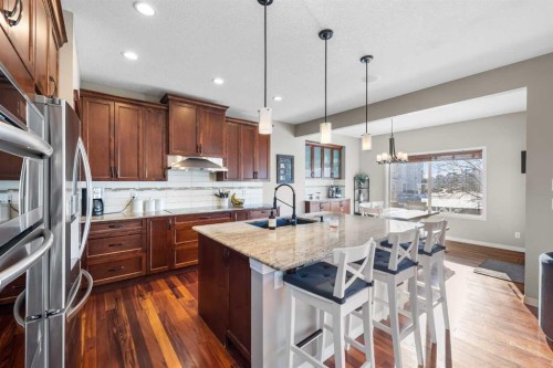 190 Sage Bank Grove Nw, Calgary, AB - Indoor Photo Showing Kitchen With Stainless Steel Kitchen With Upgraded Kitchen