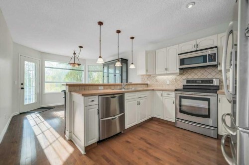 222 Diamond Court Se, Calgary, AB - Indoor Photo Showing Kitchen With Stainless Steel Kitchen With Upgraded Kitchen