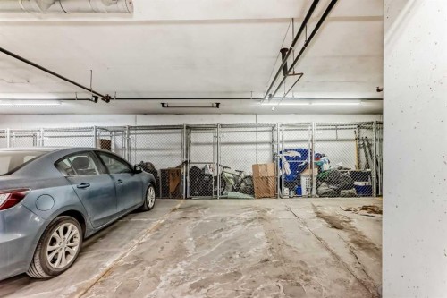 312-48 Panatella Road Nw, Calgary, AB - Indoor Photo Showing Garage