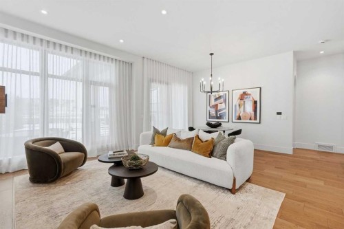 741 Serenity Bend, Heritage Pointe, AB - Indoor Photo Showing Living Room