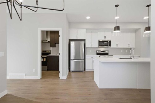 51 Belvedere Crescent Se, Calgary, AB - Indoor Photo Showing Kitchen With Upgraded Kitchen