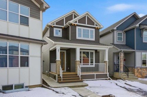 51 Belvedere Crescent Se, Calgary, AB - Outdoor With Deck Patio Veranda With Facade