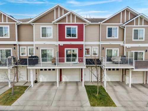 51 Redstone Circle Ne, Calgary, AB - Outdoor With Deck Patio Veranda With Facade