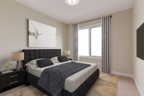466 River Avenue, Cochrane, AB - Indoor Photo Showing Bedroom