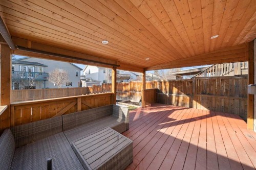 51 Hunters Crescent, Okotoks, AB - Outdoor With Deck Patio Veranda With Exterior